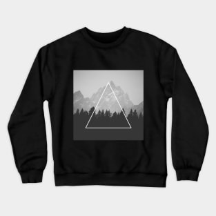 Geometric Pyramid Crewneck Sweatshirt